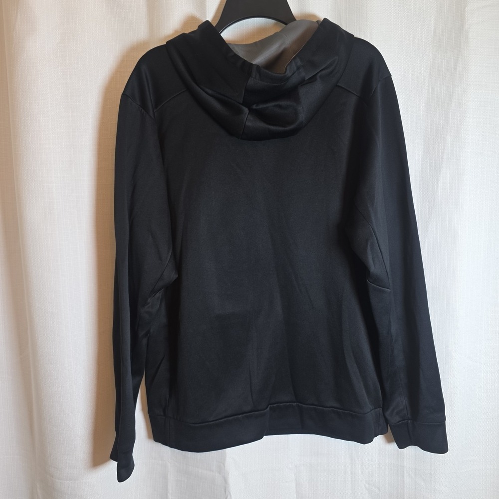 Nike Men's Black Pullover Hoodie with Diagonal Logo - Picture 8 of 8